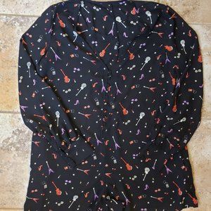 Bella Vista Romper Rock Music Approx Size LARGE